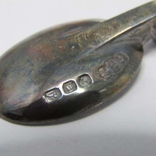 Vintage Hallmarked Silver Benwell replica spoon by Reid & Sons in box