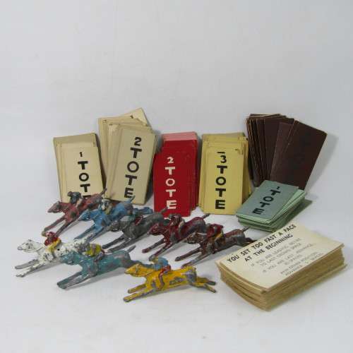 Vintage Point to Point horse racing game with rules, booklet, cards & accessories