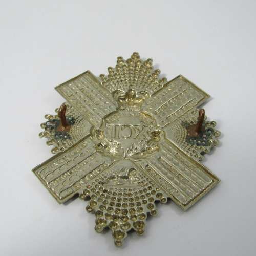 92nd Gordon Highlanders cross belt badge - Restrike