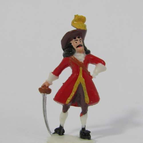 Vintage Disneykins Captain Hook miniature figurine in box