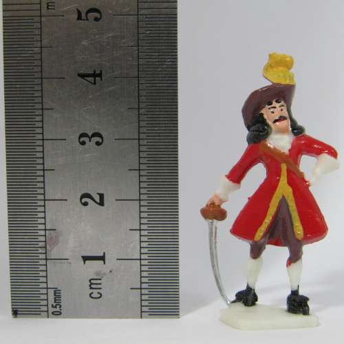 Vintage Disneykins Captain Hook miniature figurine in box