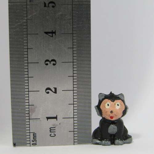Vintage Disneykins Figaro Cat miniature figurine in box