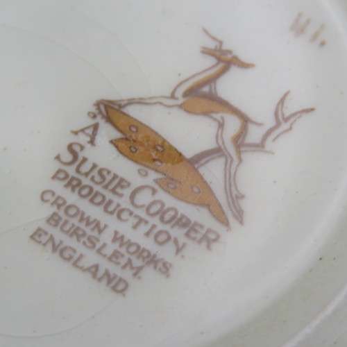 Susie Cooper Crown Works soup cup and saucer