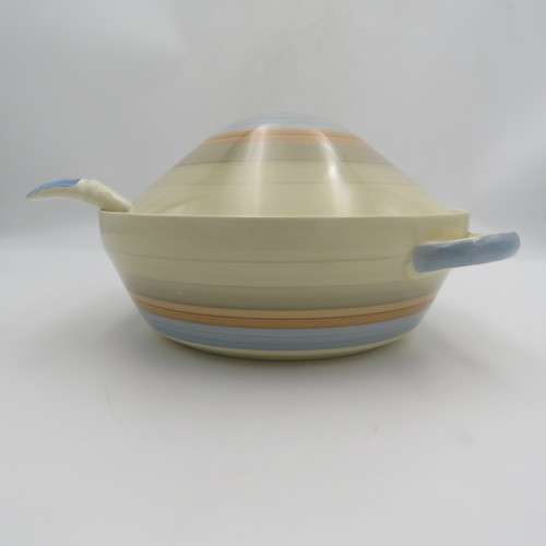 Susie Cooper Crown Works soup tureen with porcelain ladle