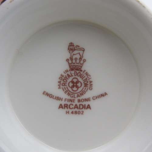 Royal Doulton Arcadia porcelain soup duo