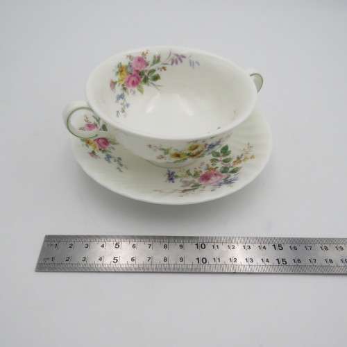 Royal Doulton Arcadia porcelain soup duo