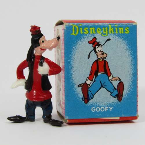 Vintage Disneykins Goofy miniature figurine in box