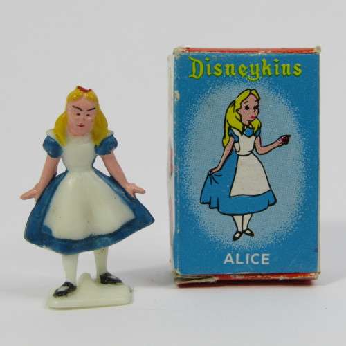 Vintage Disneykins Alice miniature figurine in box