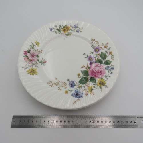 Set of 6 Royal Daulton Arcadia dinner plates