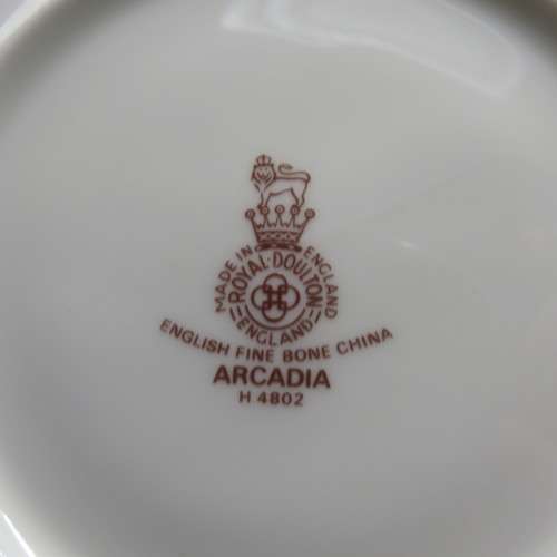 Royal Doulton Arcadia porcelain trio
