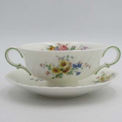 Royal Doulton Arcadia porcelain soup duo