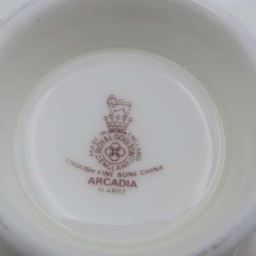 Royal Doulton Arcadia porcelain soup duo