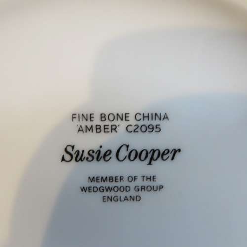 Susie Cooper Amber 9 piece coffee set - Member of Wedgwood group