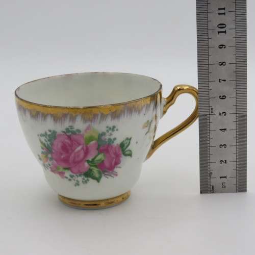 Floral Design Porcelain tea trio
