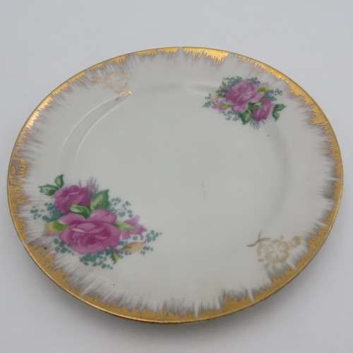 Floral Design Porcelain tea trio