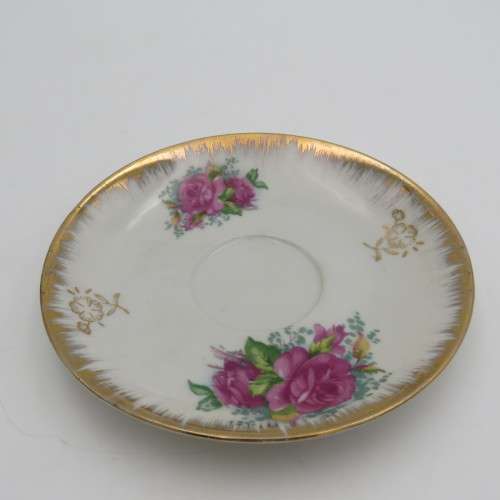 Floral Design Porcelain tea trio