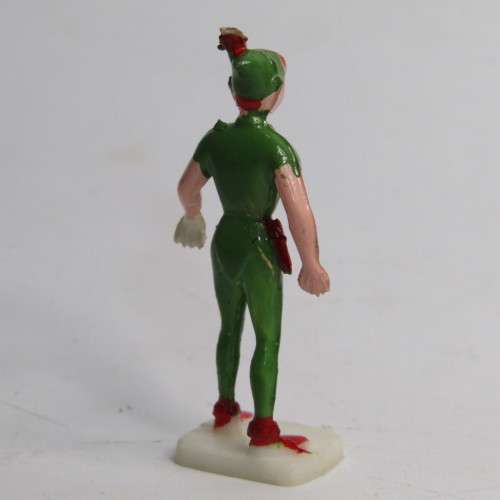 Vintage Disneykins Peter Pan miniature figurine in incorrect Happy dwarf box