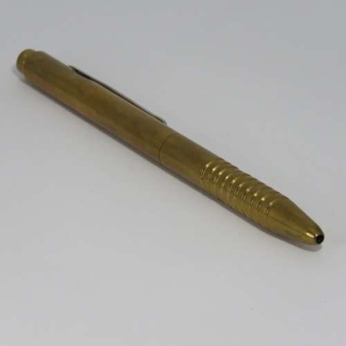 Handmade brass ball point pen - needs refill