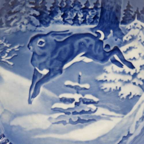 Biny & Grondahl 1964 Christmas plate in box