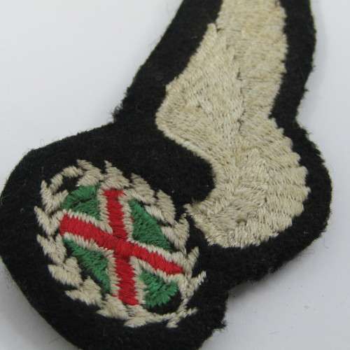 SA Air Force commando Observer cloth wing