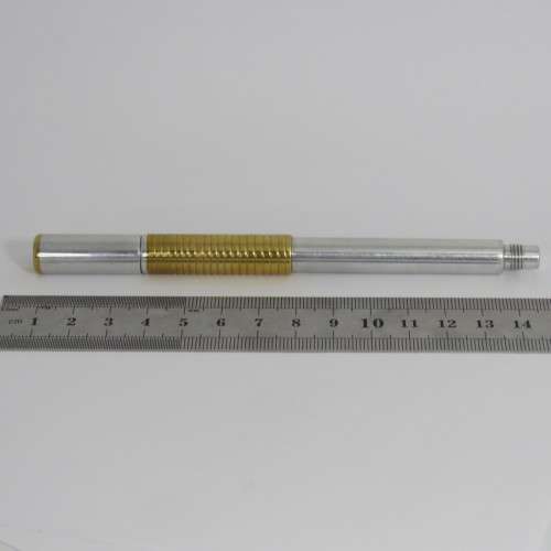 Handmade brass and aluminum pen - needs refill
