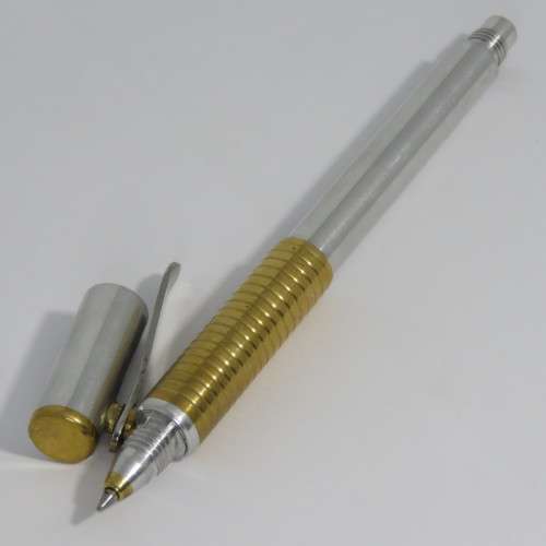 Handmade brass and aluminum pen - needs refill