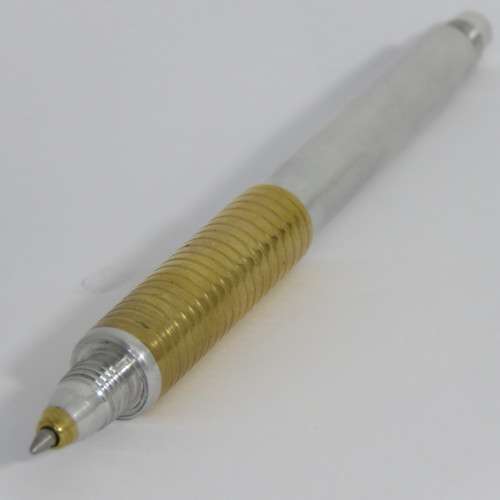 Handmade brass and aluminum pen - needs refill