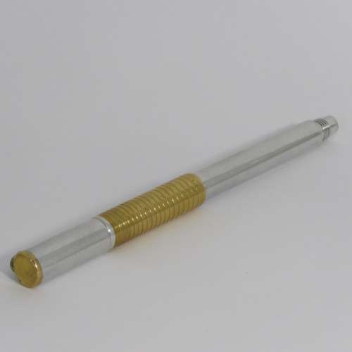 Handmade brass and aluminum pen - needs refill