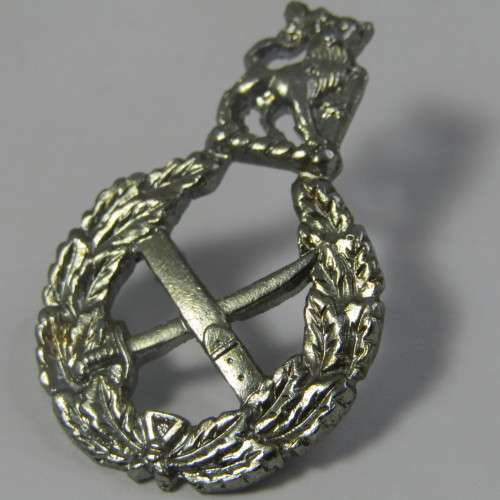 SADF General Officer mess dress collar badge - chromed