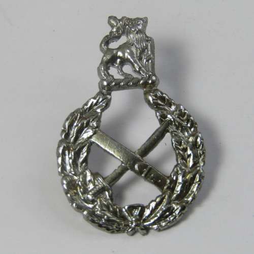 SADF General Officer mess dress collar badge - chromed