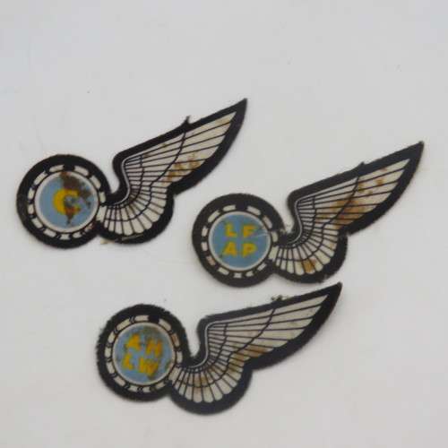 Lot of 9 SA Air Force Wings - Damaged