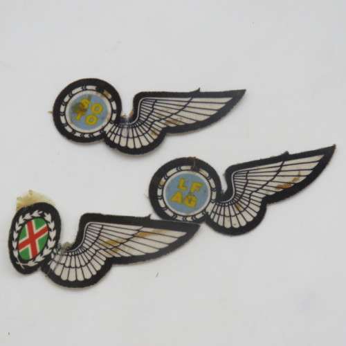 Lot of 9 SA Air Force Wings - Damaged