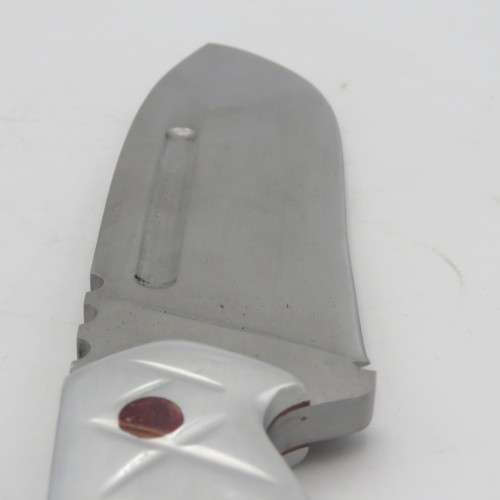 Handmade Hunter fixed blade knife by Riaan Ras with certificate