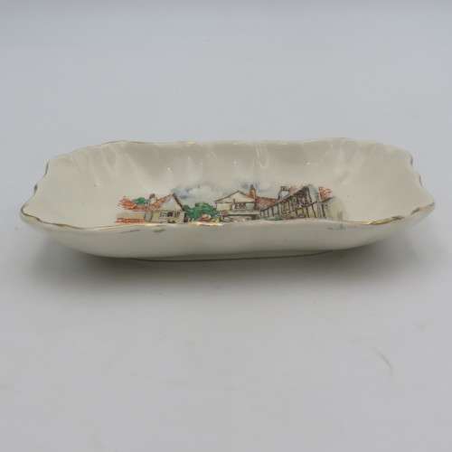 Mr Pickwick arrives at the swan - trinket holder - Sandland ware porcelain