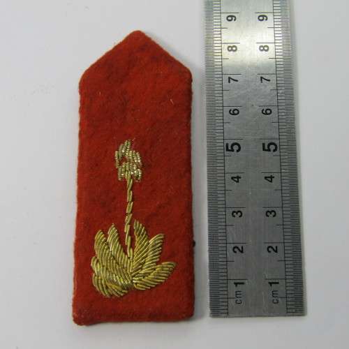 Transkei Defence Force Major rank gorget patch