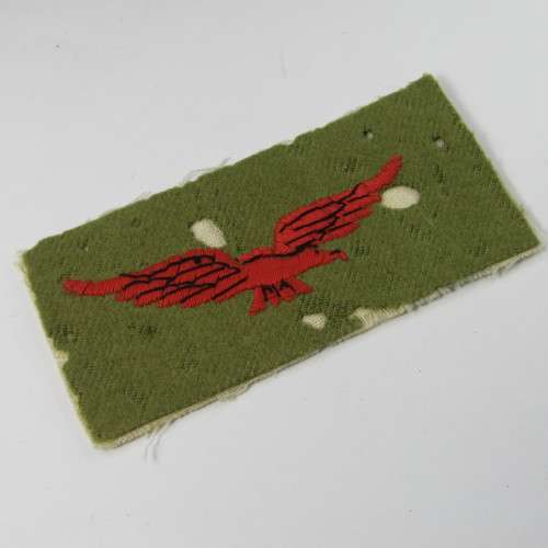 WW2 Royal Air Force tropical shoulder title - 50me holes