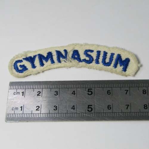 SA Navy Military Gymnasium cloth shoulder title
