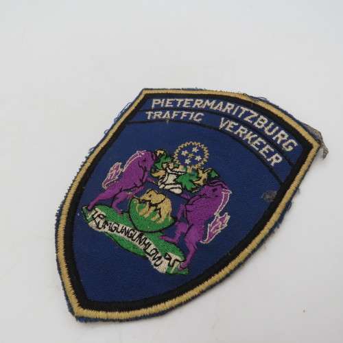 Pietermaritzburg Traffic services cloth badge