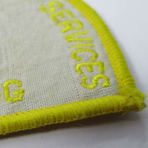 Vintage Vereeniging cleansing services cloth badge