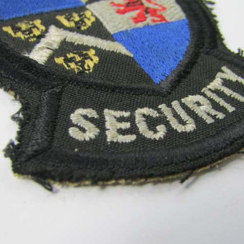 Vintage City of Durban Security cloth badge