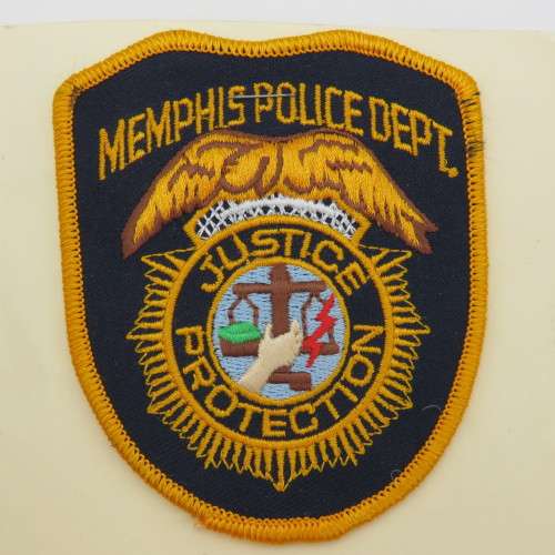 USA Memphis Police cloth badge