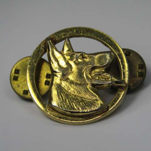 Old Police dog handler breast badge