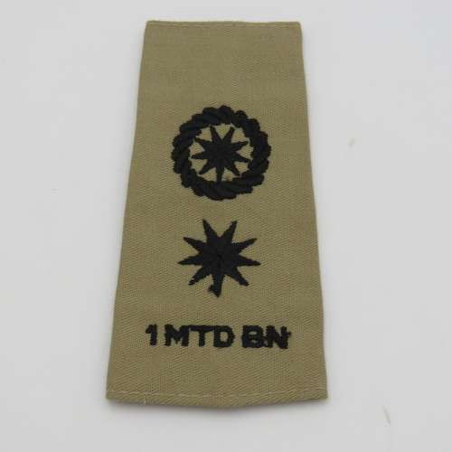 Pair of Transkei 1 Mounted battalion Lieutenant colonel rank epaulettes