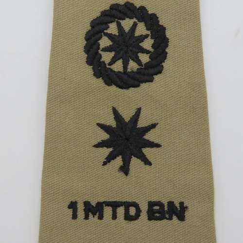 Pair of Transkei 1 Mounted battalion Lieutenant colonel rank epaulettes