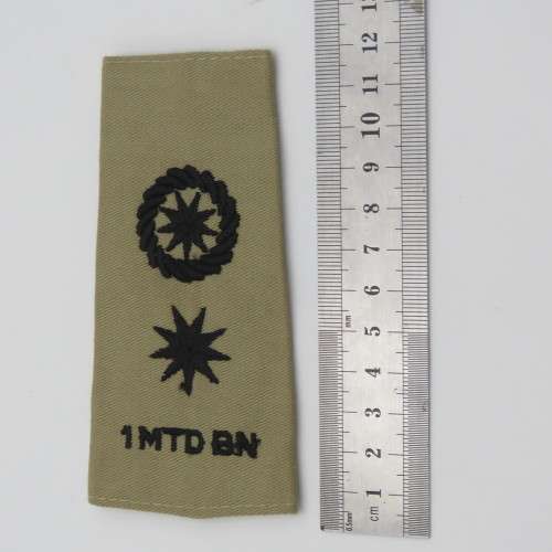 Pair of Transkei 1 Mounted battalion Lieutenant colonel rank epaulettes