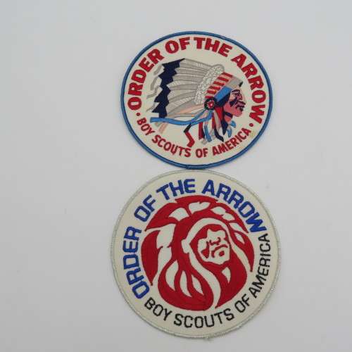 Large lot of boy scouts badges