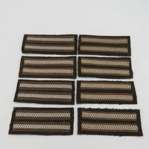 Lot of 8 South West African corporal rank cloth badges