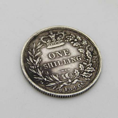 1846 Great Britain, Victorian shilling