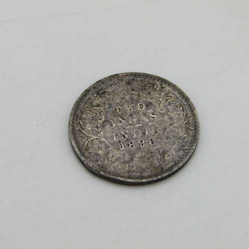 1896 British Indie Two Annas