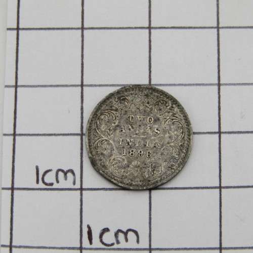 1896 British Indie Two Annas
